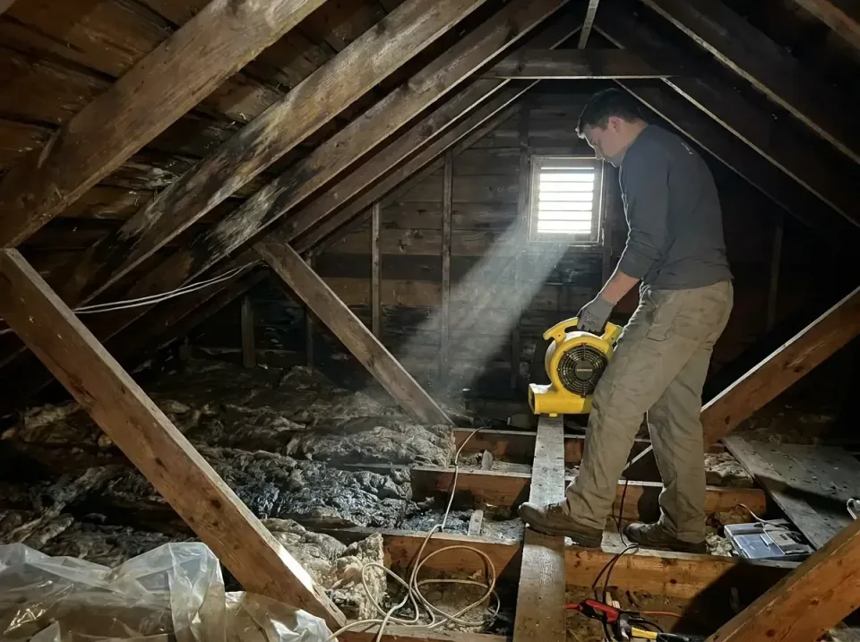 attic-water-damage-drying-proc-007 — frequently asked questions, Emergency Water Extraction & 24/7 Flood Response in Sherril…